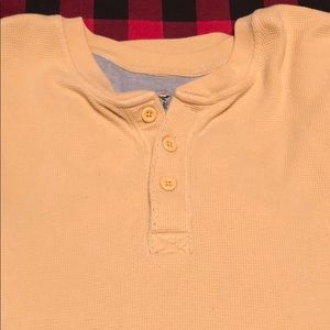 Men’s long sleeve yellow thermal RedHead 4xl shirt